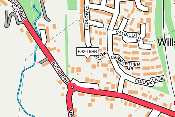 BS30 6HB map - OS OpenMap – Local (Ordnance Survey)