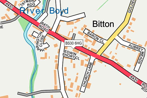 BS30 6HG map - OS OpenMap – Local (Ordnance Survey)