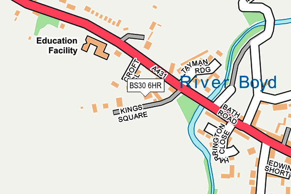 BS30 6HR map - OS OpenMap – Local (Ordnance Survey)