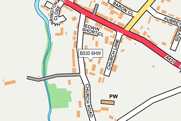 BS30 6HW map - OS OpenMap – Local (Ordnance Survey)