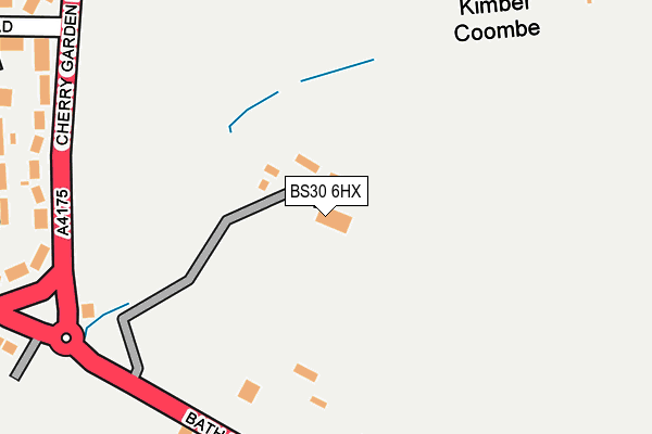 BS30 6HX map - OS OpenMap – Local (Ordnance Survey)