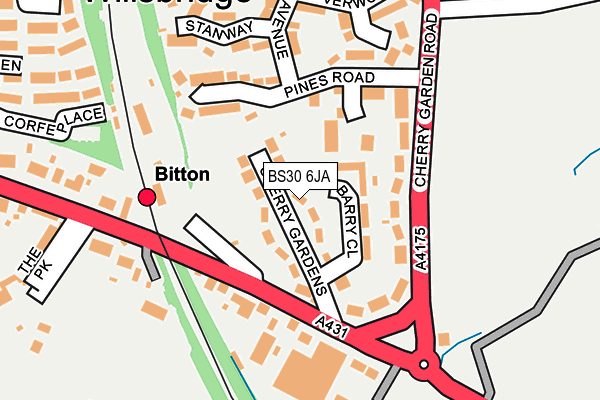 BS30 6JA map - OS OpenMap – Local (Ordnance Survey)