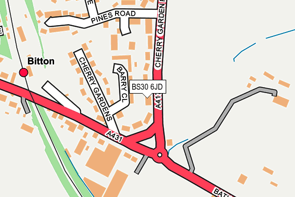 BS30 6JD map - OS OpenMap – Local (Ordnance Survey)