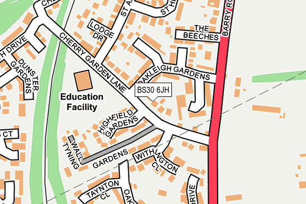 BS30 6JH map - OS OpenMap – Local (Ordnance Survey)