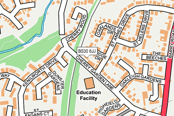 BS30 6JJ map - OS OpenMap – Local (Ordnance Survey)