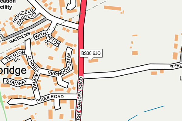 BS30 6JQ map - OS OpenMap – Local (Ordnance Survey)