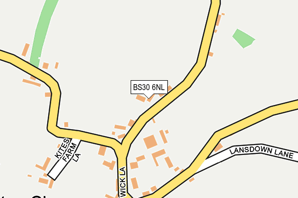 BS30 6NL map - OS OpenMap – Local (Ordnance Survey)