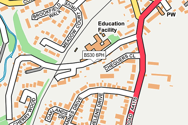 Map of ST ANNE'S AFTER SCHOOL CLUB CIC at local scale