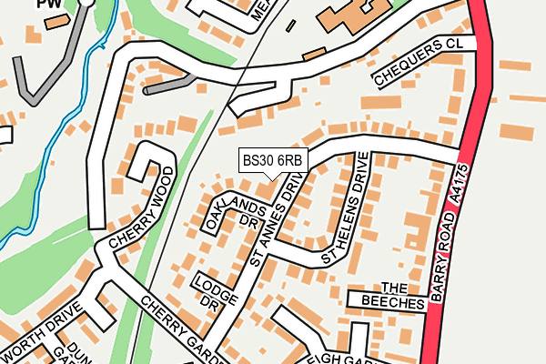 BS30 6RB map - OS OpenMap – Local (Ordnance Survey)