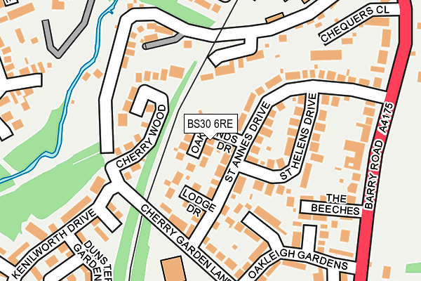 BS30 6RE map - OS OpenMap – Local (Ordnance Survey)