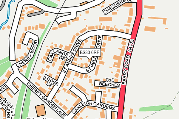 BS30 6RF map - OS OpenMap – Local (Ordnance Survey)