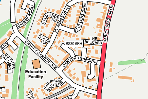 BS30 6RH map - OS OpenMap – Local (Ordnance Survey)