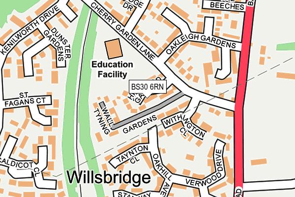 BS30 6RN map - OS OpenMap – Local (Ordnance Survey)