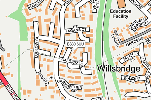 BS30 6UU map - OS OpenMap – Local (Ordnance Survey)