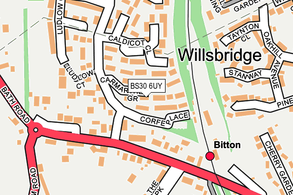 BS30 6UY map - OS OpenMap – Local (Ordnance Survey)