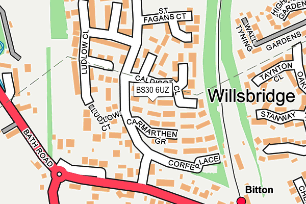 BS30 6UZ map - OS OpenMap – Local (Ordnance Survey)