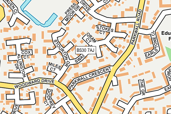 BS30 7AJ map - OS OpenMap – Local (Ordnance Survey)