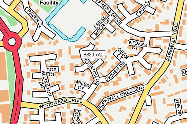 BS30 7AL map - OS OpenMap – Local (Ordnance Survey)