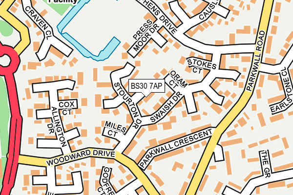 BS30 7AP map - OS OpenMap – Local (Ordnance Survey)