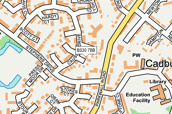 BS30 7BB map - OS OpenMap – Local (Ordnance Survey)