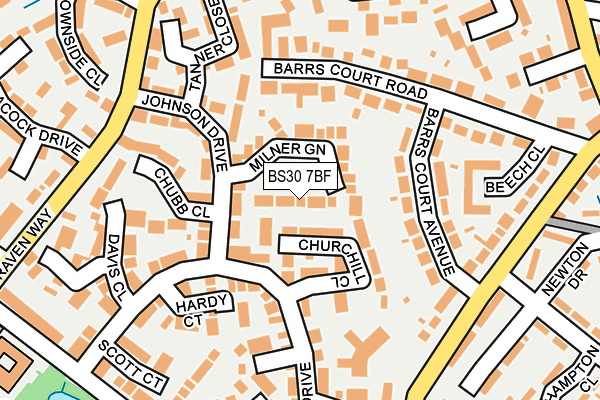 BS30 7BF map - OS OpenMap – Local (Ordnance Survey)