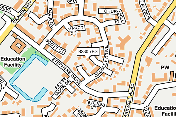 BS30 7BG map - OS OpenMap – Local (Ordnance Survey)