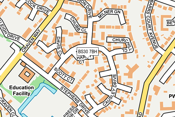 BS30 7BH map - OS OpenMap – Local (Ordnance Survey)