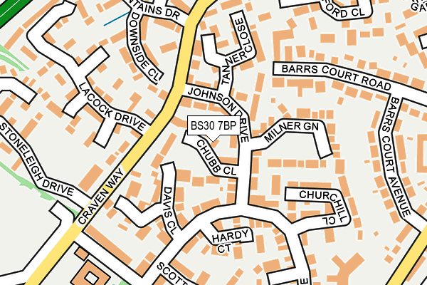 BS30 7BP map - OS OpenMap – Local (Ordnance Survey)