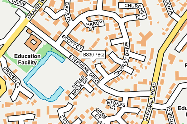 BS30 7BQ map - OS OpenMap – Local (Ordnance Survey)