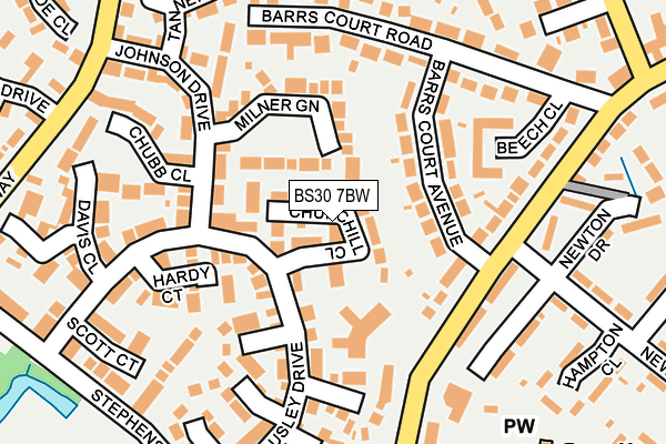 BS30 7BW map - OS OpenMap – Local (Ordnance Survey)