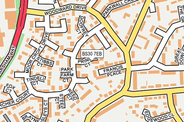 BS30 7EB map - OS OpenMap – Local (Ordnance Survey)