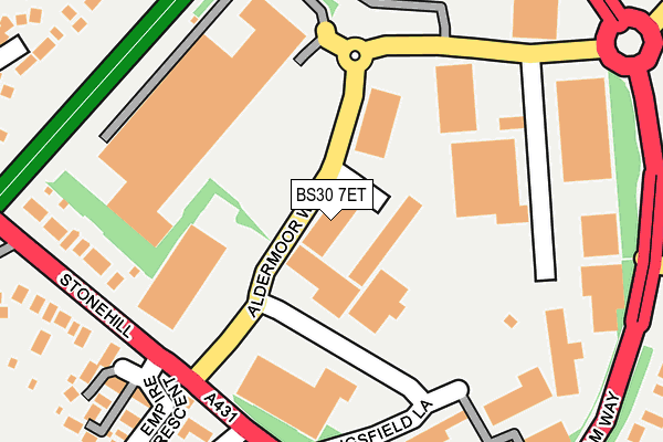 BS30 7ET map - OS OpenMap – Local (Ordnance Survey)