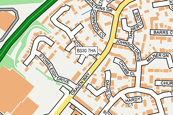 BS30 7HA map - OS OpenMap – Local (Ordnance Survey)