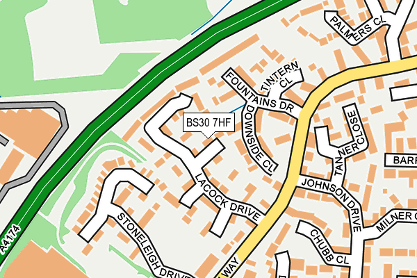 BS30 7HF map - OS OpenMap – Local (Ordnance Survey)