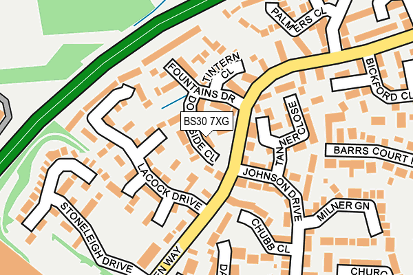 BS30 7XG map - OS OpenMap – Local (Ordnance Survey)