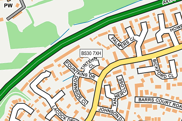 BS30 7XH map - OS OpenMap – Local (Ordnance Survey)
