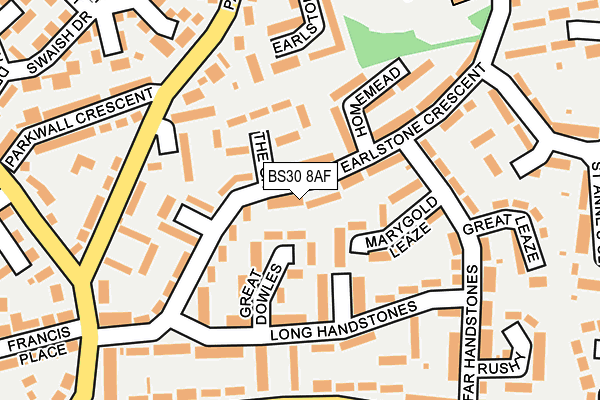 BS30 8AF map - OS OpenMap – Local (Ordnance Survey)