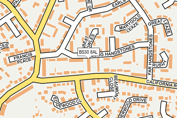 BS30 8AL map - OS OpenMap – Local (Ordnance Survey)