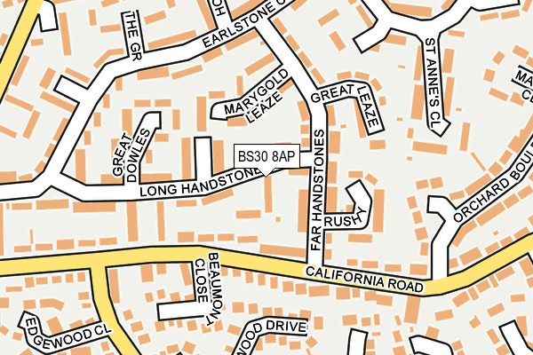 BS30 8AP map - OS OpenMap – Local (Ordnance Survey)