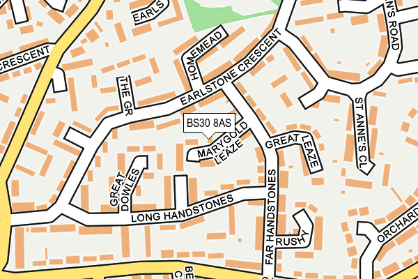BS30 8AS map - OS OpenMap – Local (Ordnance Survey)