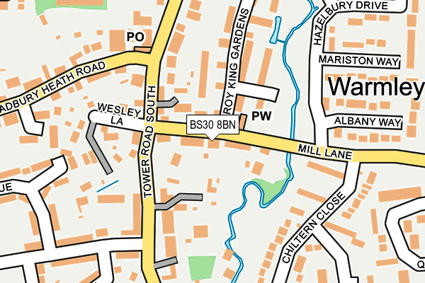 BS30 8BN map - OS OpenMap – Local (Ordnance Survey)