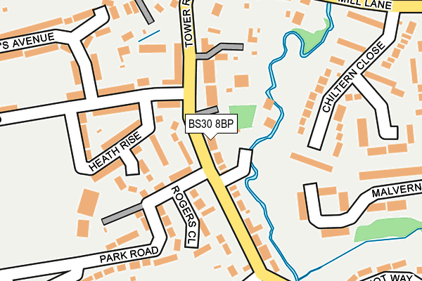 BS30 8BP map - OS OpenMap – Local (Ordnance Survey)