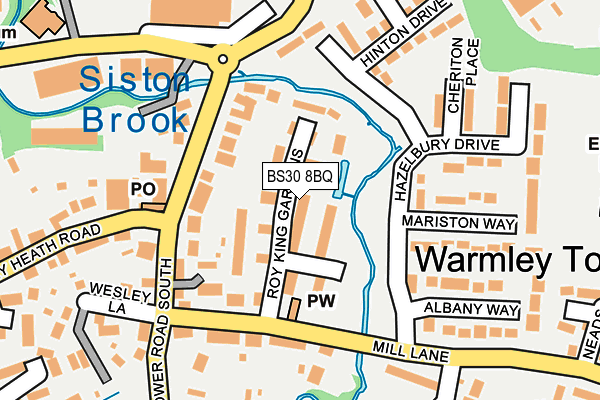 BS30 8BQ map - OS OpenMap – Local (Ordnance Survey)