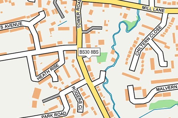 BS30 8BS map - OS OpenMap – Local (Ordnance Survey)