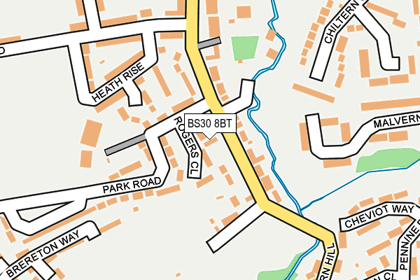 BS30 8BT map - OS OpenMap – Local (Ordnance Survey)