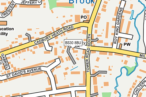 BS30 8BU map - OS OpenMap – Local (Ordnance Survey)