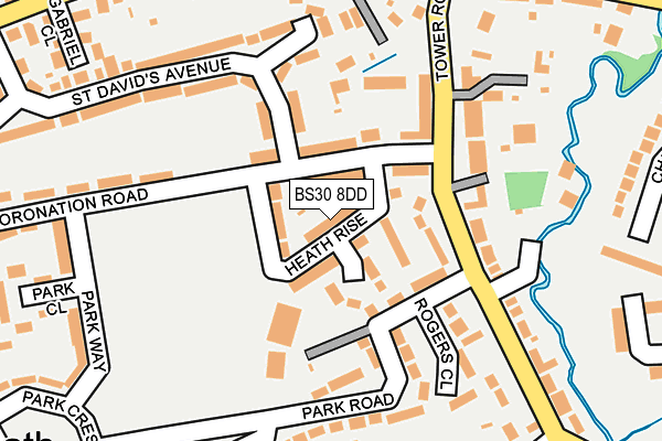 BS30 8DD map - OS OpenMap – Local (Ordnance Survey)