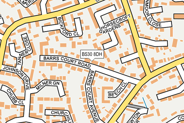 BS30 8DH map - OS OpenMap – Local (Ordnance Survey)