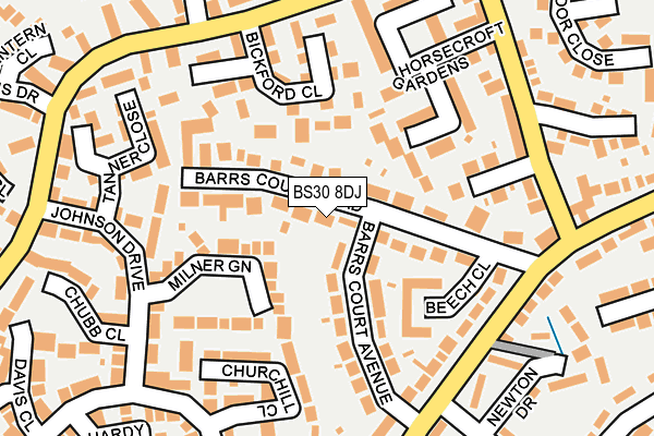 BS30 8DJ map - OS OpenMap – Local (Ordnance Survey)