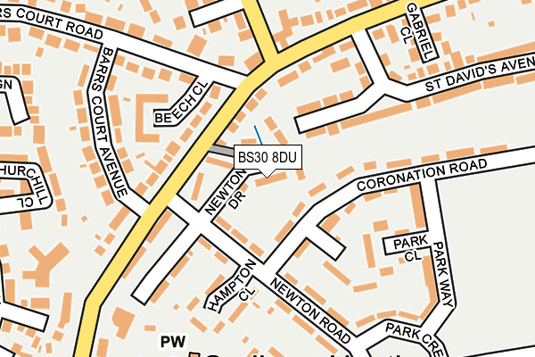 BS30 8DU map - OS OpenMap – Local (Ordnance Survey)